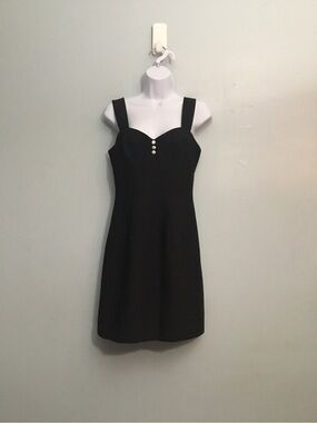 Datiani Classic Black Sleeveless Sweetheart Dress size 6